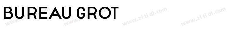 Bureau Grot字体转换